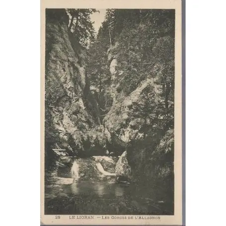 Vente Directe Carte postale 15 - Le Lioran - Les gorges de l'Allagnon