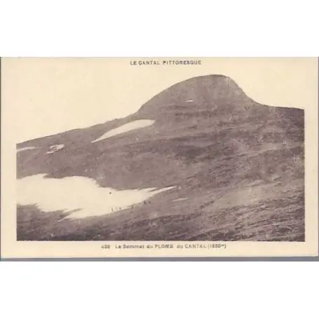Carte postale 15 - Le sommet du Plomb du cantal Prix Choc
