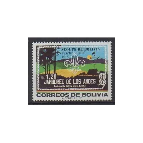 Meilleure Qualité Bolivie - 1992 - No 785 - Scoutisme