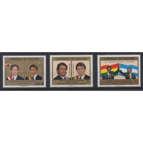Bolivie - 1991 - No 776/778 - Célébrités Bon Marché