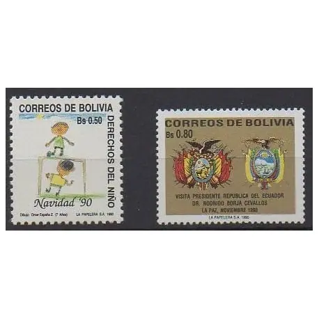 Bolivie - 1990 - No 760/761 Meilleure Vente