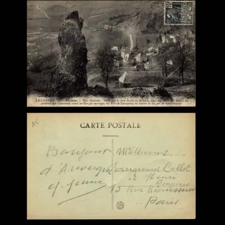 Carte postale 15 - Thiezac - Vue partielle Original