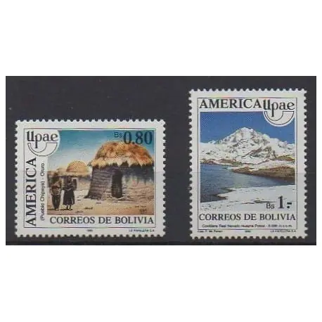 Promotion Bolivie - 1990 - No 757/758 - Sites