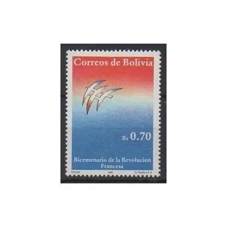 Bolivie - 1989 - No 732 - Révolution Française Top Qualité