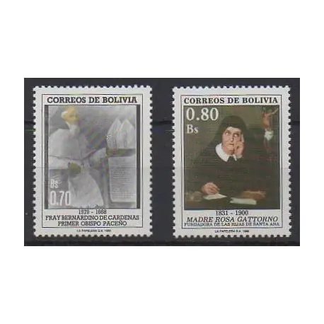 Commande En Gros Bolivie - 1988 - No 719/720 - Religion