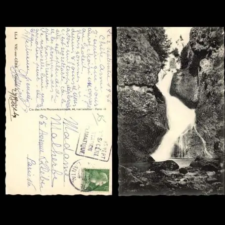 Petit Prix Carte postale 15 - Vic sur Cere - Cascade de la Conche