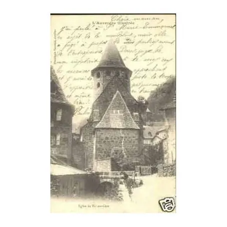 Carte postale 15 - VIC SUR CERE - L'EGLISE Réduction