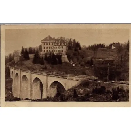 Top Vente Carte postale 15 - Viescamp - Chateau et Viaduc - Non voyage - Dos divise...