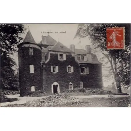 Prix Choc Carte postale 15 - Vitrac - Le chateau de Fargues - Voyage - Dos divise...