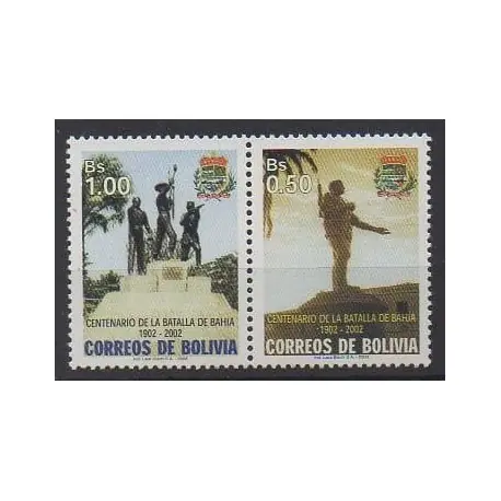 Bolivie - 2003 - No 1151/1152 - Histoire militaire Offre Exclusive