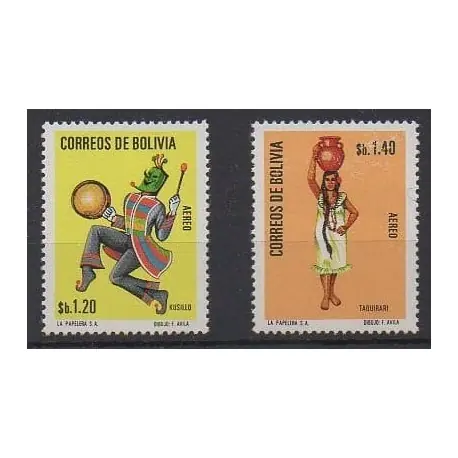 Bon Plan Bolivie - 1972 - No PA297/PA298 - Folklore