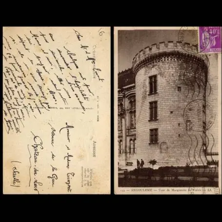 Carte postale 16 - angouleme - Tour de Marguerite de Valois Commander Vite