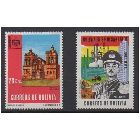 Bolivie - 1971 - No 504/505 Acheter En Ligne