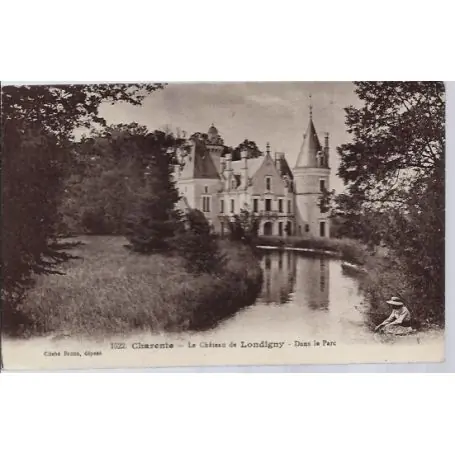 Carte postale 16 - Charente - le chateau de Londigny dans la parc - Non voyage - Dos divis... Jusqu’à Épuisement Des Stocks