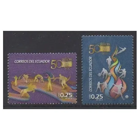 Meilleure Qualité Équateur - 2009 - No 2181/2182 - Jeux Olympiques d'été - Jeux olympiques d'hiver