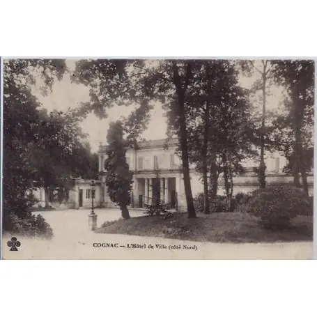 Carte postale 16 - Cognac - Hotel de ville - Voyage - Dos divise... Offre Limitée