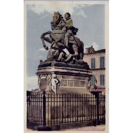 Certifié Carte postale 16 - Cognac - Statue Francois 1er - Non voyage - Dos divise...