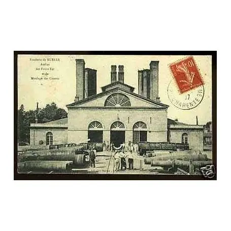 Premium Carte postale 16 - Fonderie de Ruelle - Atelier des fours et moulage