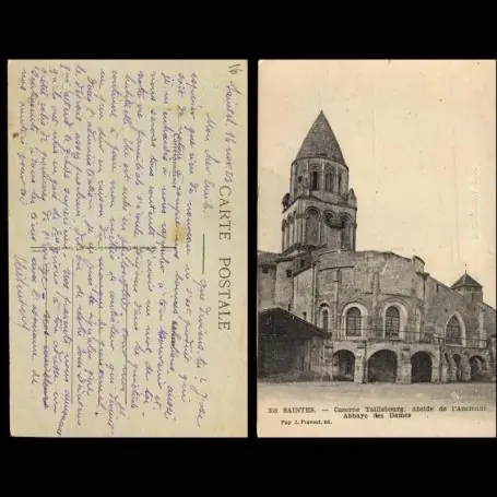 Carte postale 16 - Saintes - Caserne Taillebourg - Ancienne Abbaye des Dames Prix Choc