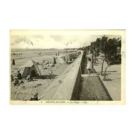 Prix Promo Carte postale 17 - CHATELAILLON - LA PLAGE - ANIMEE