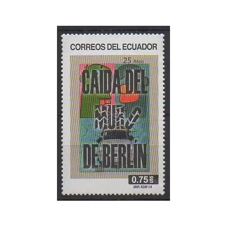 Marque Équateur - 2014 - No 2577 - Histoire