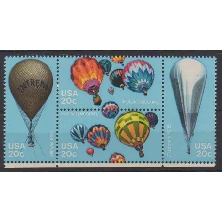 Nouvelle Collection États-Unis - 1983 - No 1464/1467 - Ballons - Dirigeables