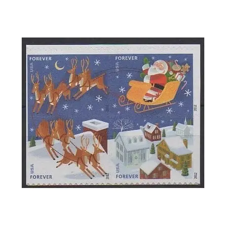 Bon Plan États-Unis - 2012 - No 4550/4553 - Noël