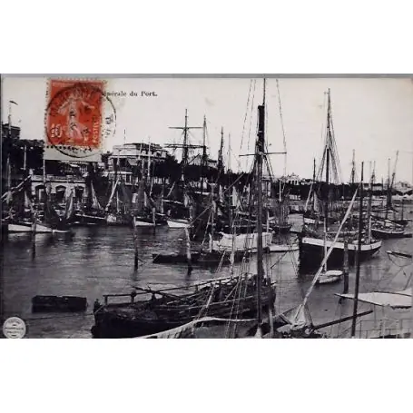Meilleure Vente Carte postale 17 - Marennes - vue generale du port - Voyage - Dos divise...