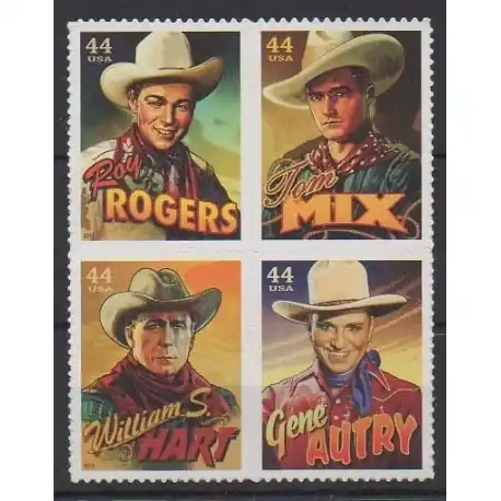 Pas Cher États-Unis - 2010 - No 4267/4270 - Cinéma