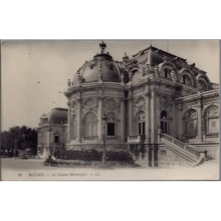 Bon Marché Carte postale 17 - Royan - Le casino Municipal - Non voyage - Dos divise...