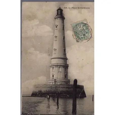 Carte postale 17 - Royan - Le phar de Cordouan - Voyage - Dos divise... Commander Vite