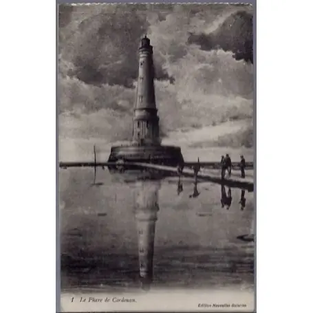 Carte postale 17 - Royan - Le phare de Cordouan - Non voyage - Dos divise... Paiement Sécurisé