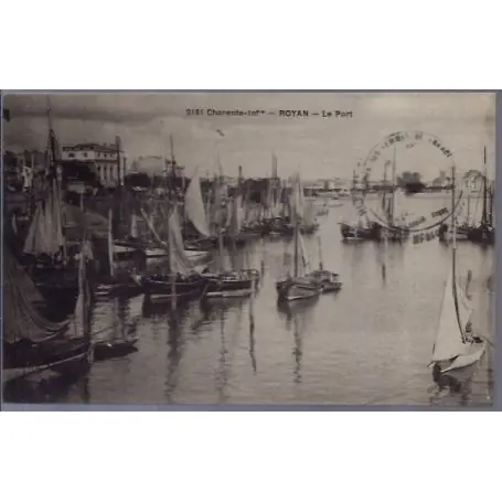 Pas Cher Carte postale 17 -- Royan - le port - Voyage - Dos divise...