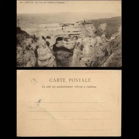 Fait Main Carte postale 17 - Royan - Le trou de l'enfer