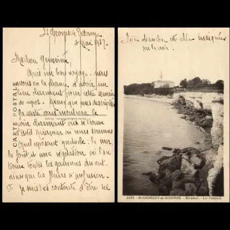 Promotion Saisonnière Carte postale 17 - Saint Georges de Didonne - Miramar - Les Falaises