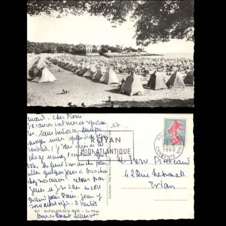 Carte postale 17 - Saint-Palais sur Mer - La plage - CPSM Acheter Direct