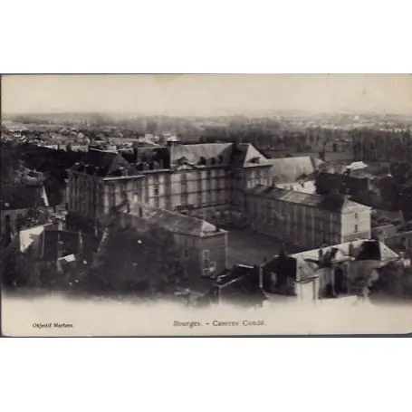 Carte postale 18 - Bourges - Caserne Conde - Non voyage - Dos non divise... Top Qualité