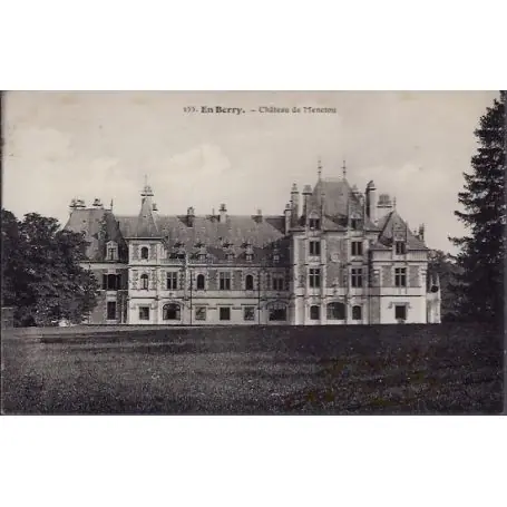 Paiement Sécurisé Carte postale 18 - En Berry - Chateau de Menetou - Voyage - Dos divise...