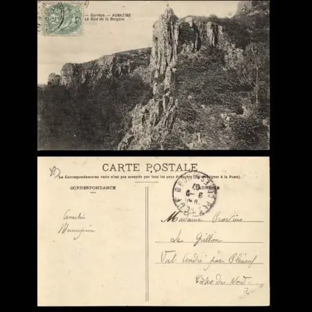Bon Marché Carte postale 19 - Aubazine - Le saut de la bergere
