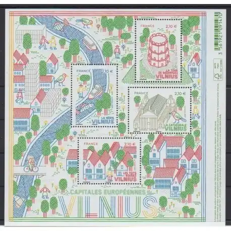 Prix Cassé France - Poste - 2025 - No F5911 - Sites