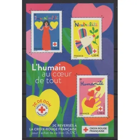 Acheter Direct France - Poste - 2025 - No F5919 - Santé ou Croix-Rouge