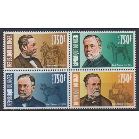 Niger - 2013 - No 1917/1920 - Santé ou Croix-Rouge - Célébrités Certifié