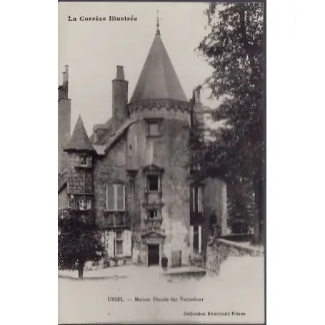 Usine Directe Carte postale 19 - Ussel - Maison Ducale des Ventadour - Voyage - Dos divise...