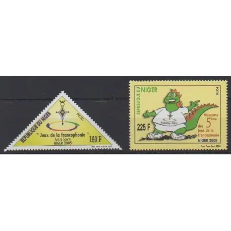 Niger - 2005 - No 1662/1663 - Sports divers Garantie Incluse