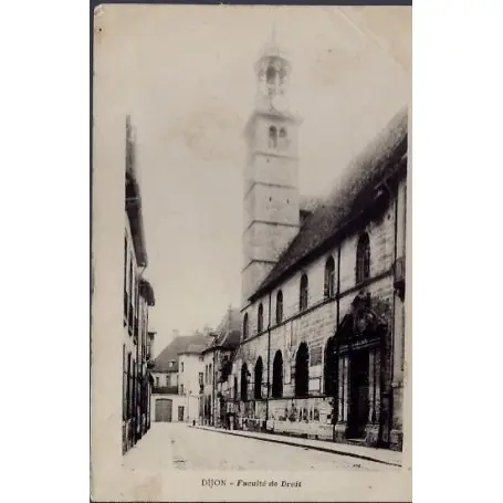 Satisfait Ou Remboursé Carte postale 21 - Dijon - Faculte de droit - Non voyage - Dos non divise...