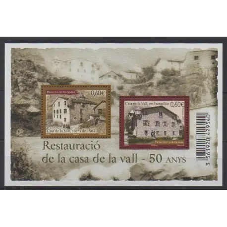 Produit De Marque Andorre - 2012 - No F721 - Monuments
