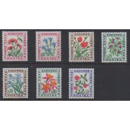 Andorre - Timbres-Taxe - 1964 - No T46/T52 Dernière Chance