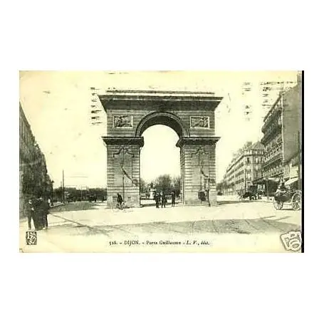 Original Carte postale 21 - Dijon - porte Guillaume - Animee