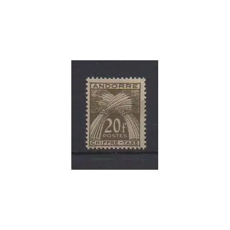 Prix Réduit Andorre - Timbres-Taxe - 1943 - No T31