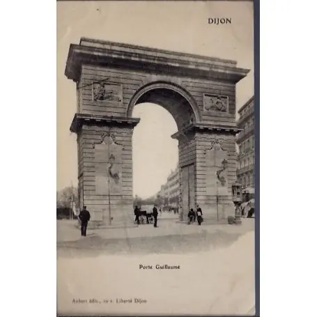 Acheter Direct Carte postale 21 - Dijon - Porte Guillaume - Voyage - Dos divise...